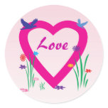 Spring Heart Love stickers