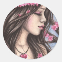 Spring Heart Stickers