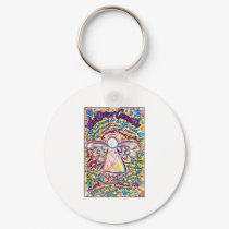Spring Hearts Angel keychains