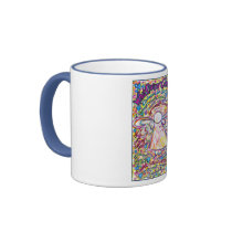 Spring Hearts Angel mugs