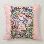 Spring Hearts Cancer Angel Decorative Throw Pillow Spring Hearts Cancer Angel Decorative Throw Pillow