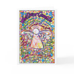Spring Hearts Cancer Angel Greeting Card