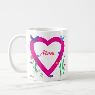 Spring, Hearts, Love Mother's Day zazzle_mug