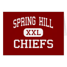 Spring Hill - Chiefs - Middle - Spring Hill Kansas Greeting Card