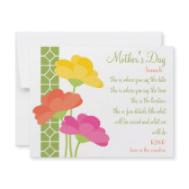 Spring In Bloom Custom Invitations