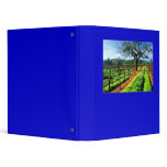 Spring in the Vineyard 3 Ring Binder