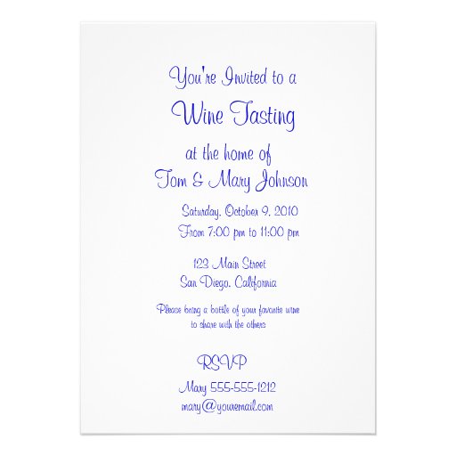 Spring in the Vineyard Invite