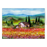 SPRING IN TUSCANY 2 GREETING CARDS