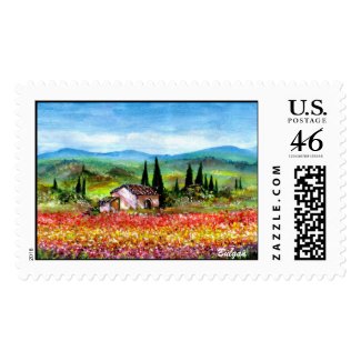 SPRING IN TUSCANY 2 stamp