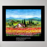 SPRING IN TUSCANY 2 POSTERS