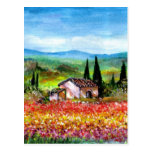 SPRING IN TUSCANY POST CARD