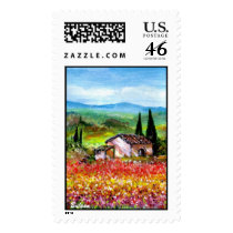 SPRING IN TUSCANY POSTAGE STAMP