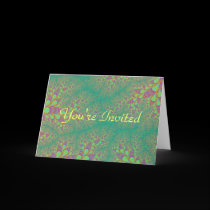 Spring Invitations Blank inside cards