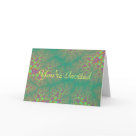  - These simple elegant  invitations are perfect for any occasion.  Cover Text reads: Youre Invited.
Inside is blank so you may customize with your own text for your special occasion.: Sizes 
