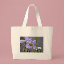 Spring Iris and Daisy Flowers bags