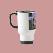 Spring Iris and Daisy Flowers mugs