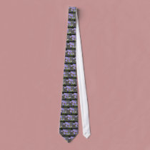 Spring Iris and Daisy Flowers ties