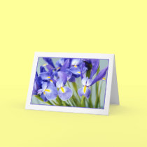 Spring Iris Photo Greeting Card cards