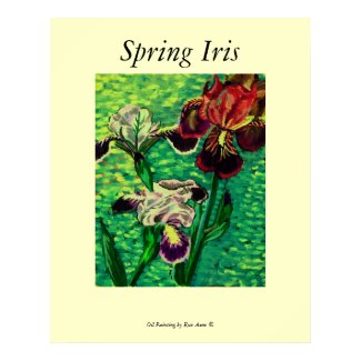 Spring Iris Poster print