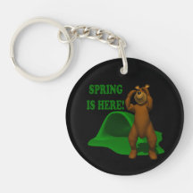 Spring Is Here Acrylic Key Chain