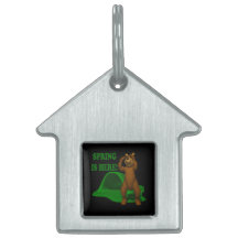 Spring Is Here Pet Name Tags