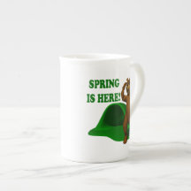 Spring Is Here Porcelain Mugs