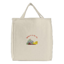 Spring is in the Air embroidered bags by Embroidery4U Spring is in the Air embroidered bags