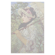 Spring (Jeanne) By Manet Edouard Stationery