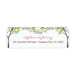 Spring Knotted Love Trees Wedding Address Labels
