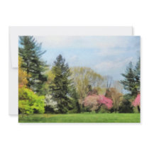 Spring Landscape invitations