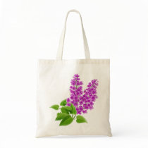 Spring Lilacs Tote Bag by twopurringcats Spring Lilacs Tote Bag