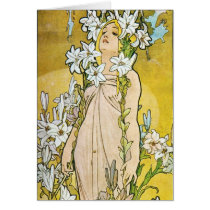 Spring Lily Greeting Card