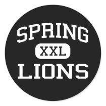 Spring - Lions - Spring High School - Spring Texas stickers by customteamsportswear Spring - Lions - Spring High School - Spring Texas stickers
