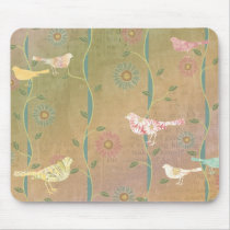 Spring Love Birds Design Mousepad