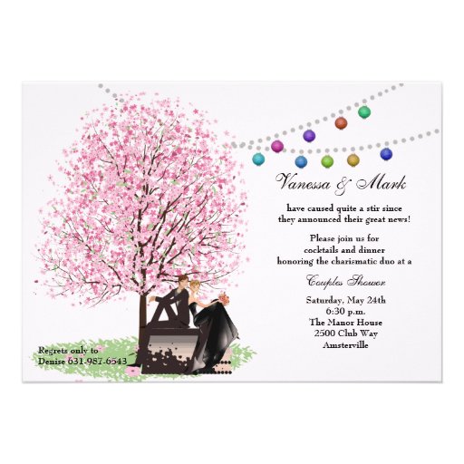 Spring Love Couples Shower Invitation