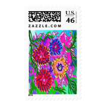 Spring Love For You -  Vibrant Foral Romance V1 Postage Stamps