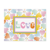 Spring Love Postcard