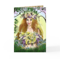 Spring Maiden Card