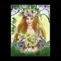 Spring Maiden Postcard