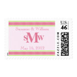 Spring Monogrammed Wedding stamps