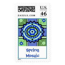 Spring Mosaic Stamp by elledeegee Spring Mosaic Stamp