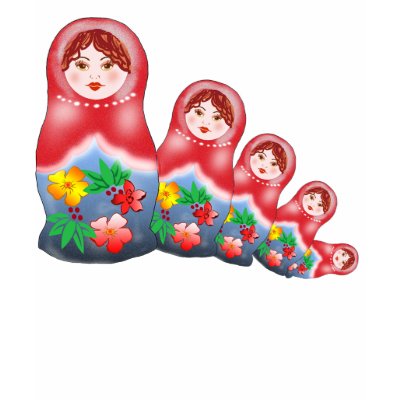 Spring Nesting Dolls T-Shirt by nitsupak