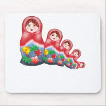 Spring Nesting Dolls T-Shirt mousepads by nitsupak Spring Nesting Dolls T-Shirt mousepads