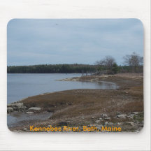 Spring on the Kennebec - Bath, Maine Mouse Pads