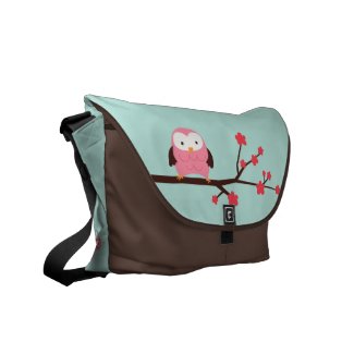 Spring Owl Custom Messenger Bag rickshawmessengerbag