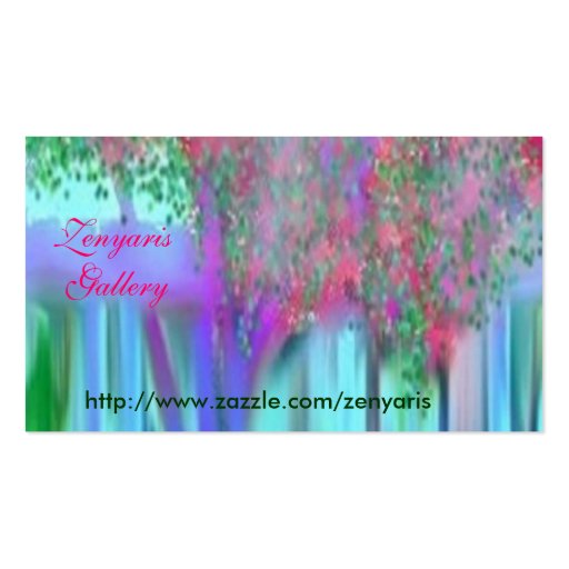 Spring Painting Business Card Templates (back side)