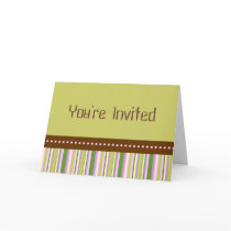 Spring Party Invitation cards by BirthdayStampStore Spring Party Invitation cards