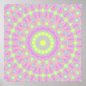 Spring Pastels Kaleidoscope posters