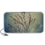 Spring pink tree flowers laptop speakers