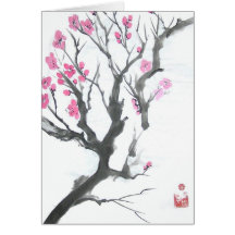 plum blossom branches